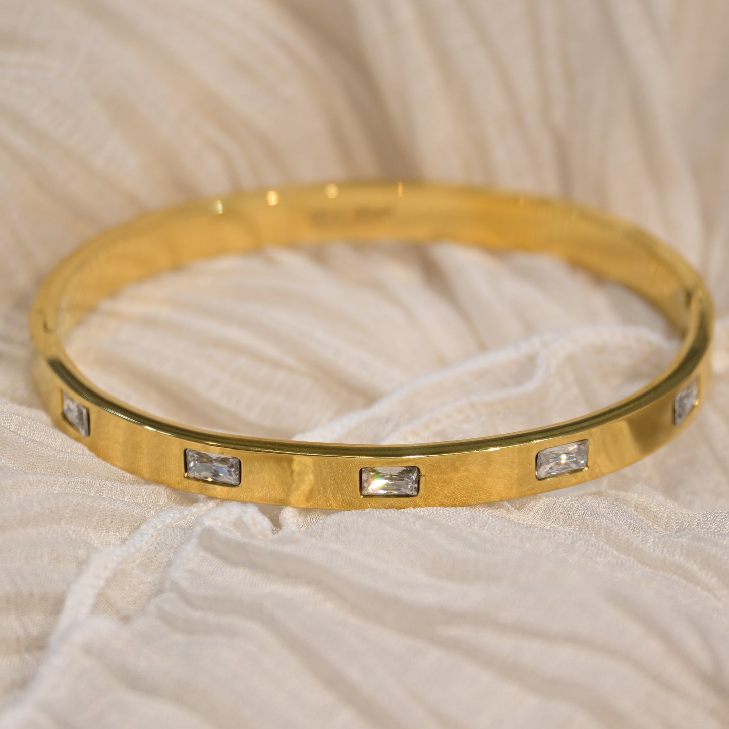 Rectangle Studded Anti Tarnish Kada