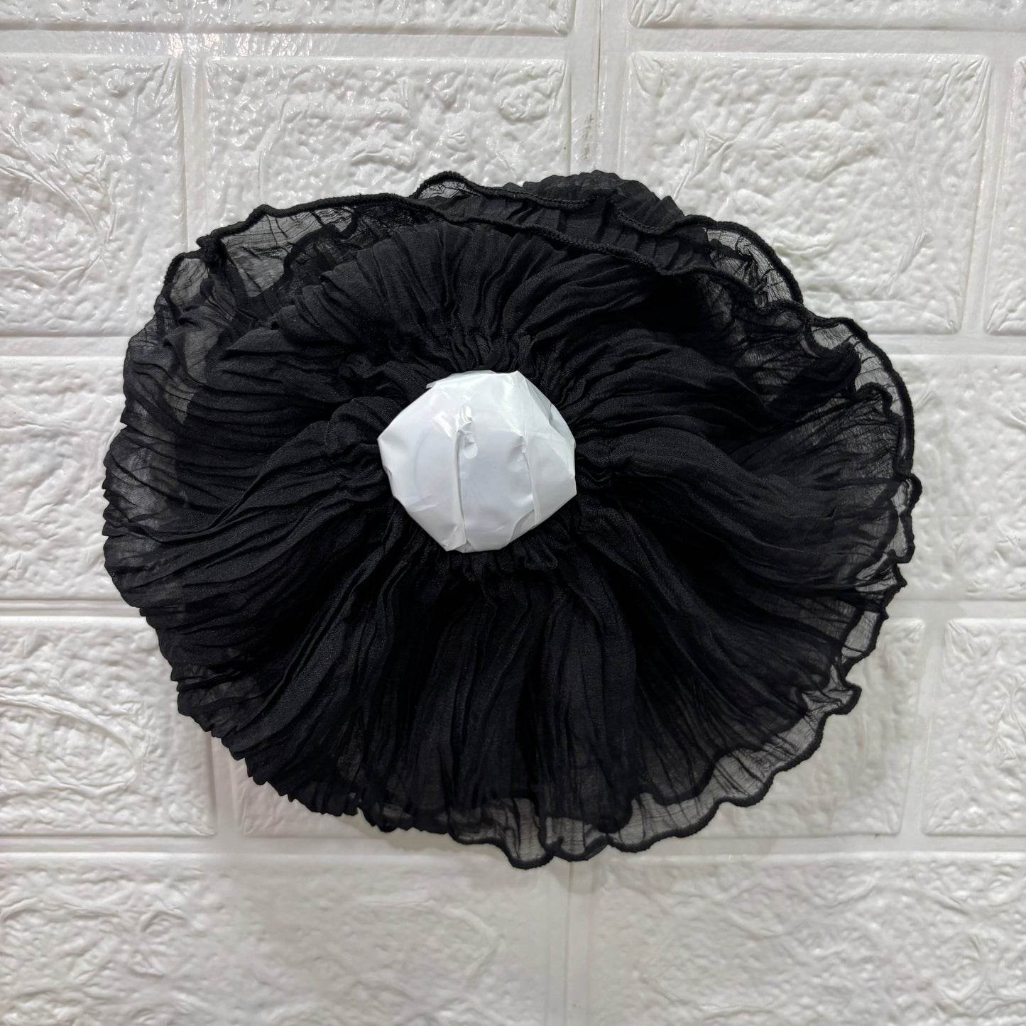 Large Black Scrunchie