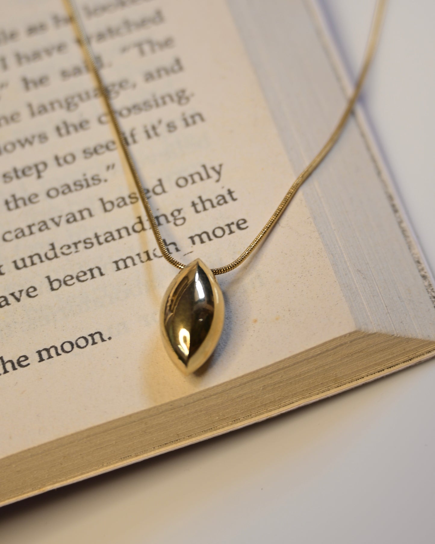 Oval Anti Tarnish Necklace