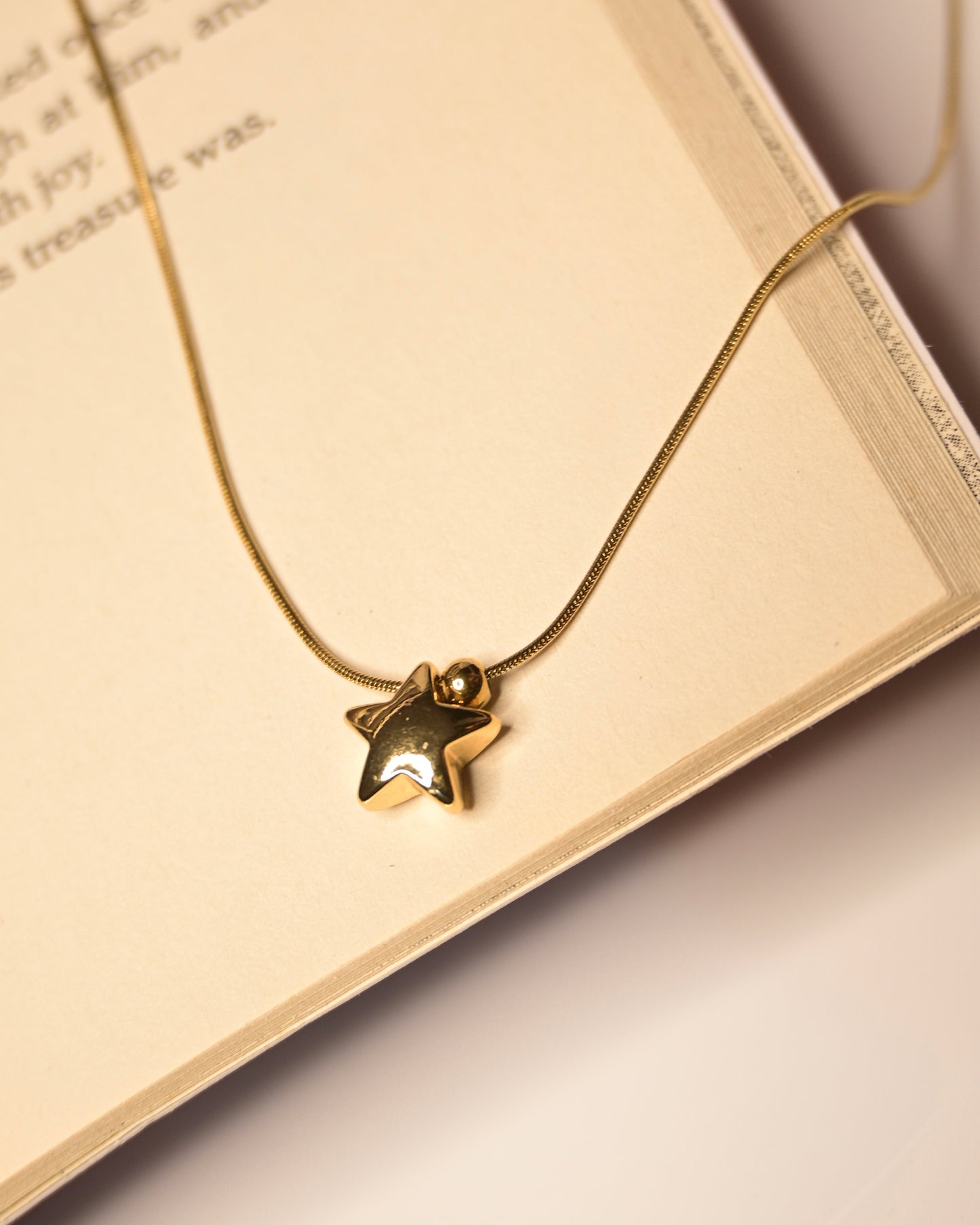 Solid Star Anti Tarnish Necklace
