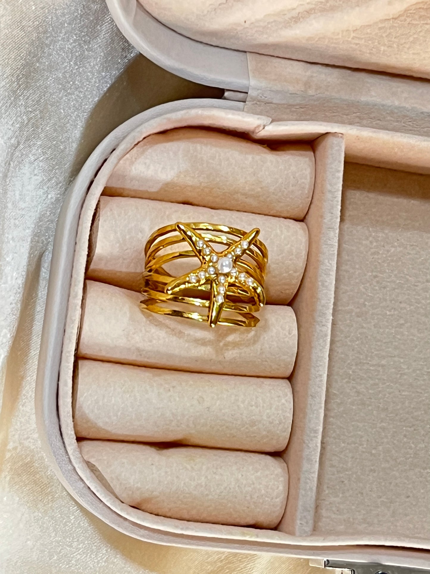 Anti Tarnish Starfish Rings
