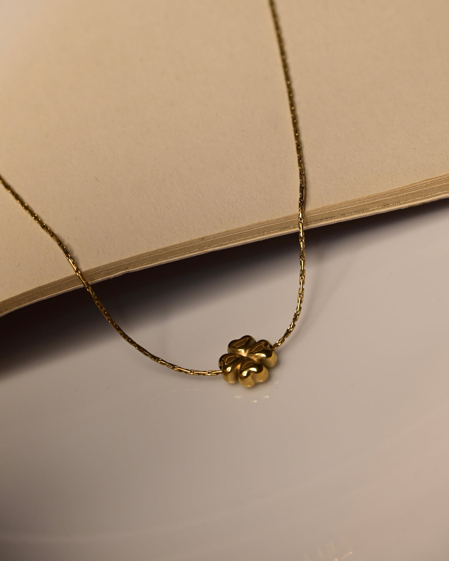 Lucky Clover Anti Tarnish Necklace