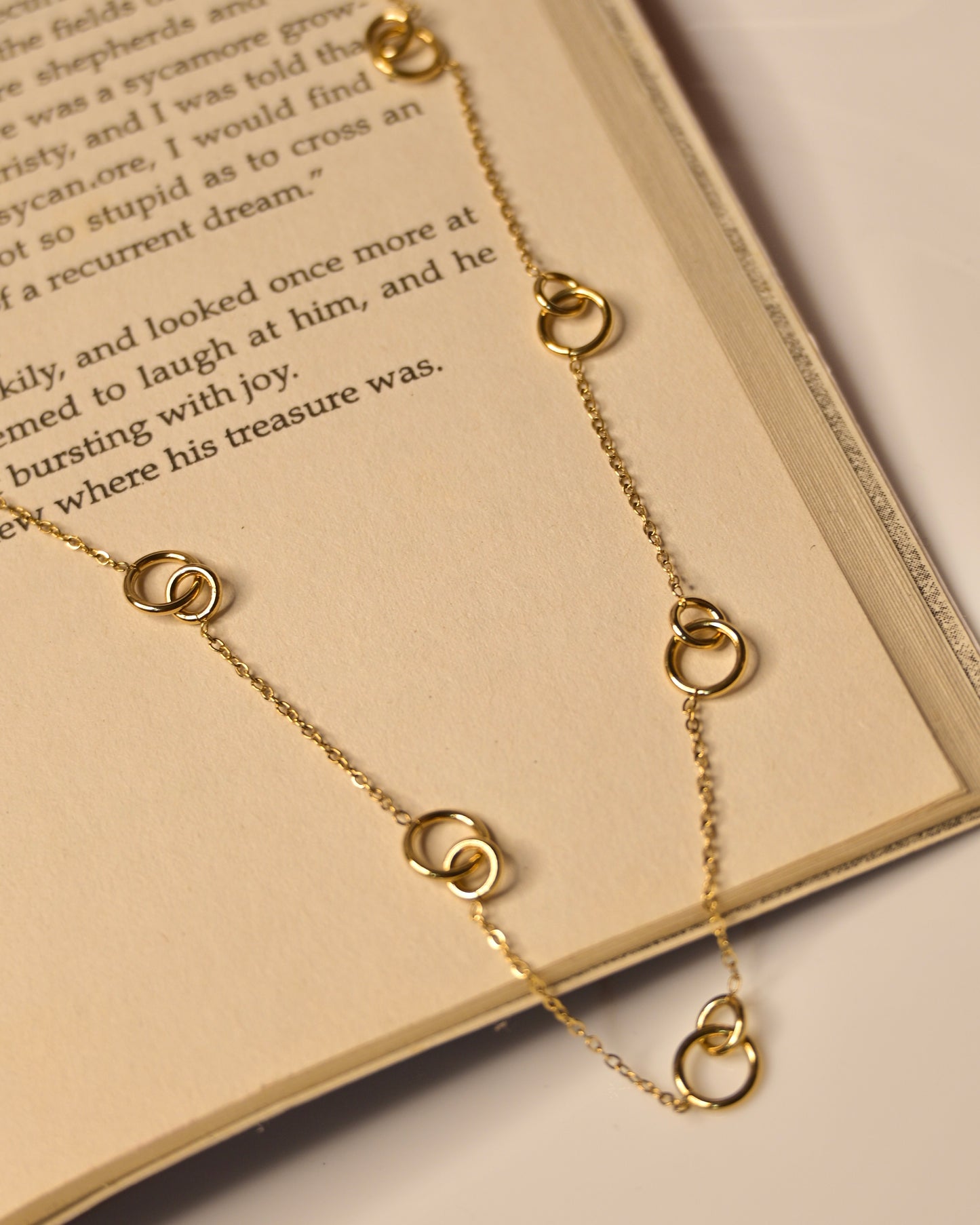 Double Loops Anti Tarnish Necklace
