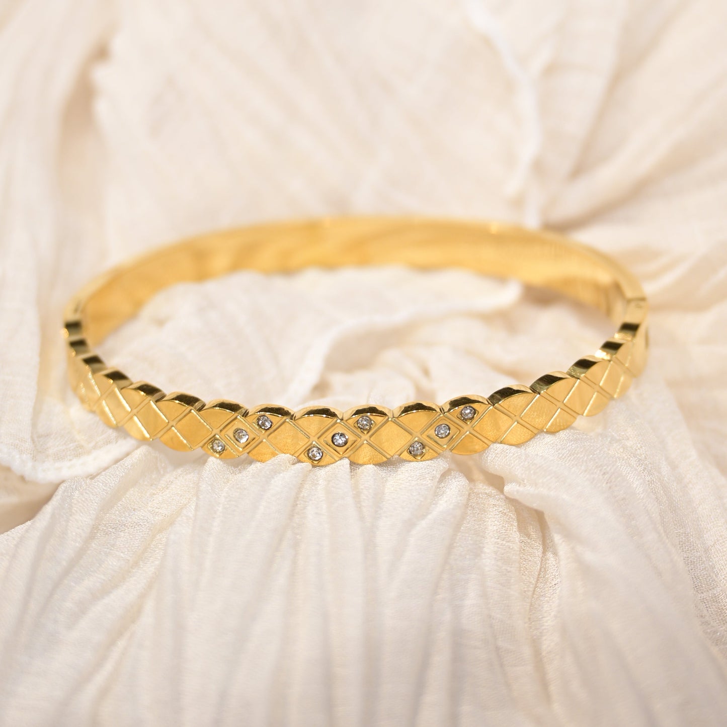 Textured Anti Tarnish Kada