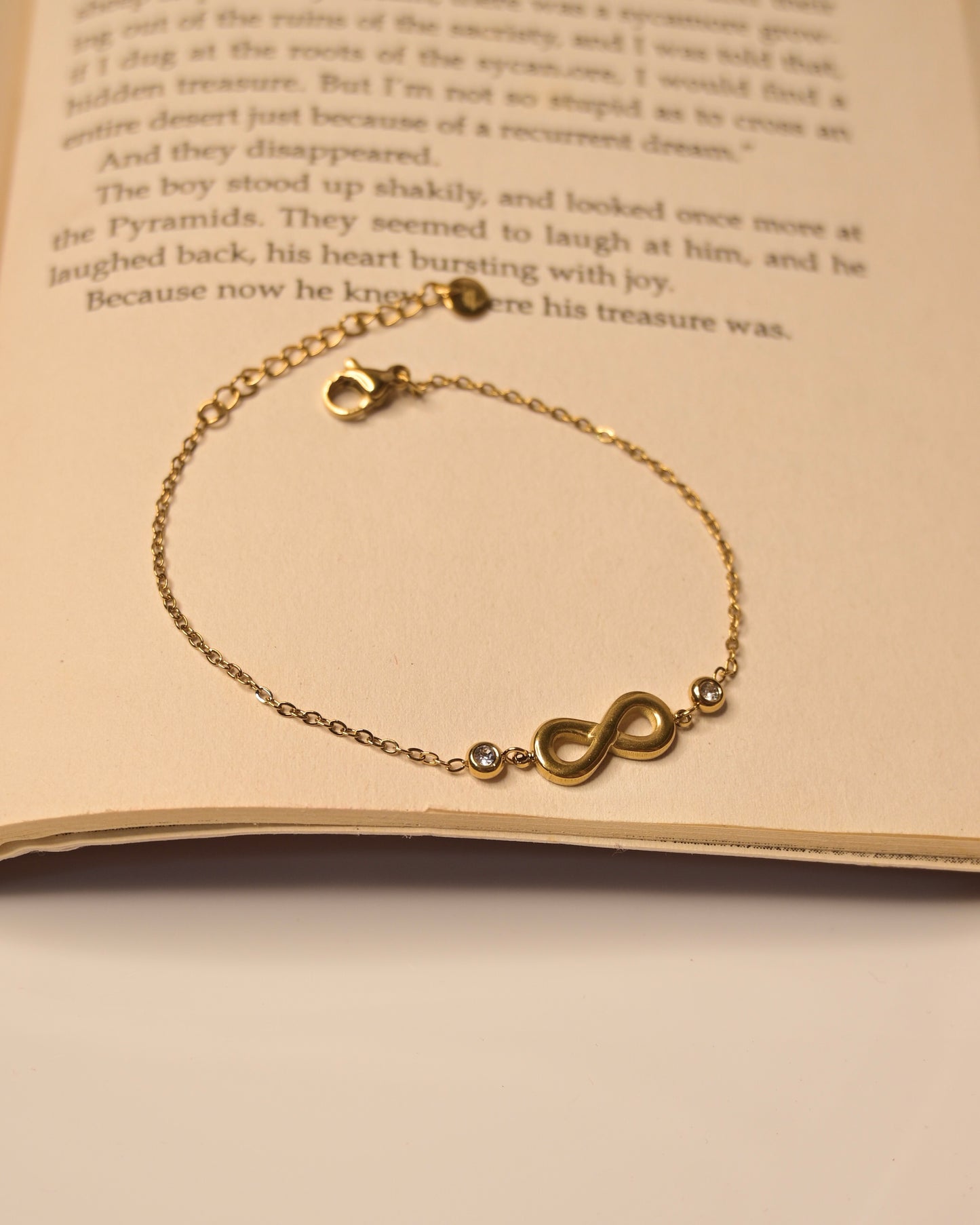 Anti Tarnish Single Infinity Bracelet
