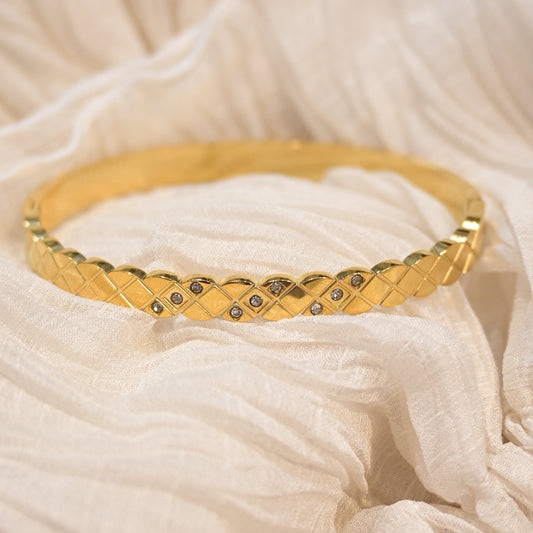 Textured Anti Tarnish Kada