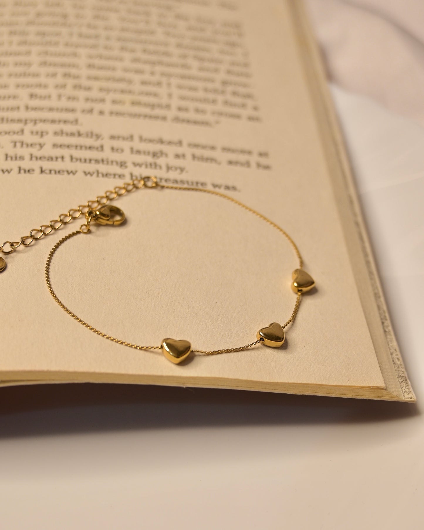 Triple Mini Heart Bracelet