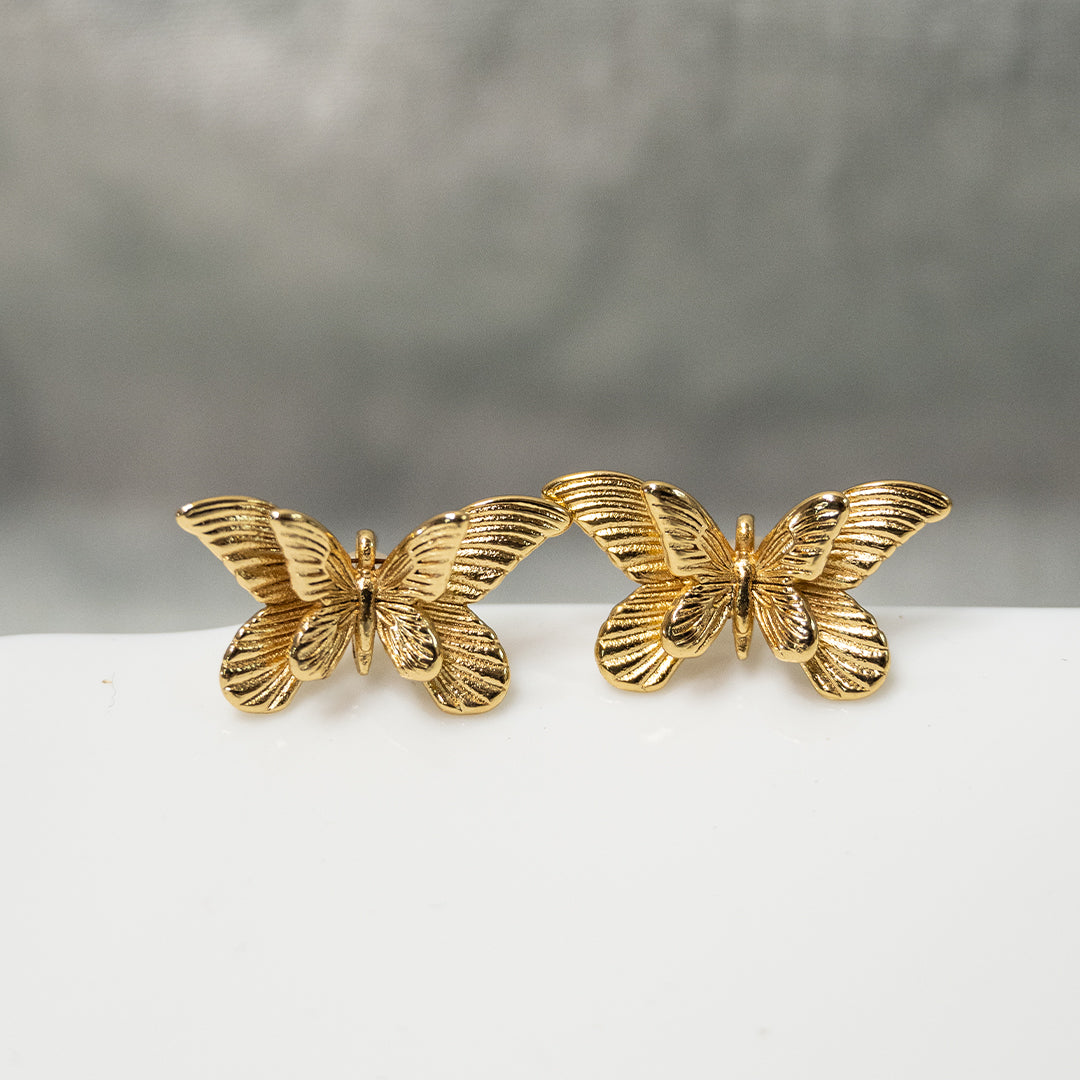 Butterfly stud Anti Tarnish Earrings