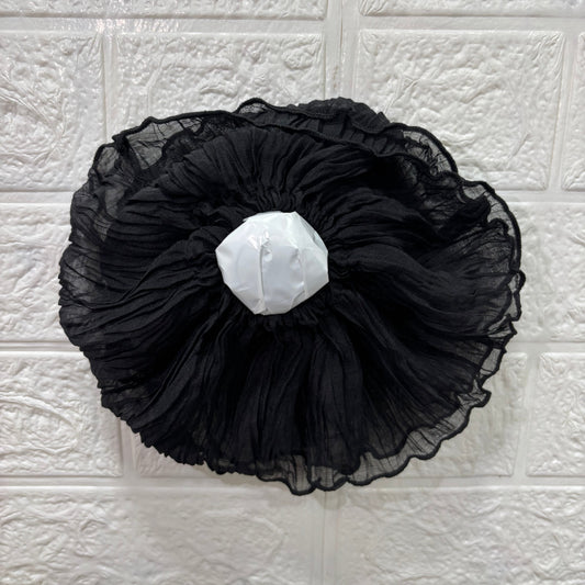 Large Black Scrunchie