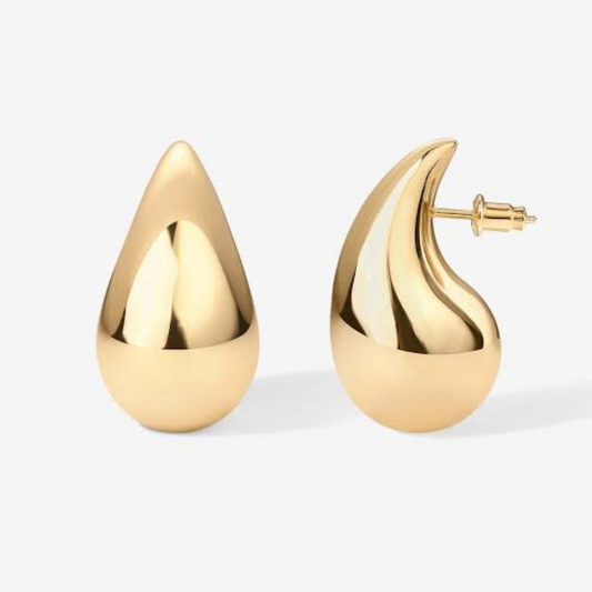 Golden Teardrop Earrings