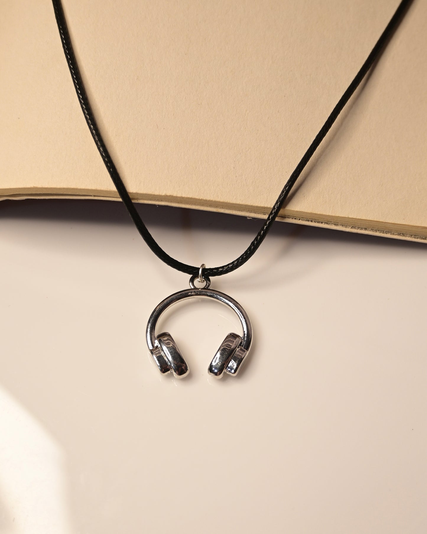 Headphone Leather Cord Necklace