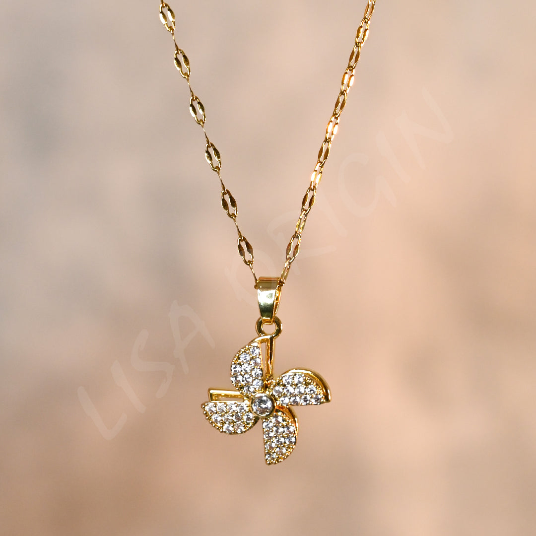 Windmill Anti Tarnish Necklace