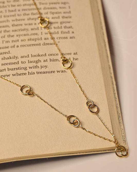 Double Loops Anti Tarnish Necklace