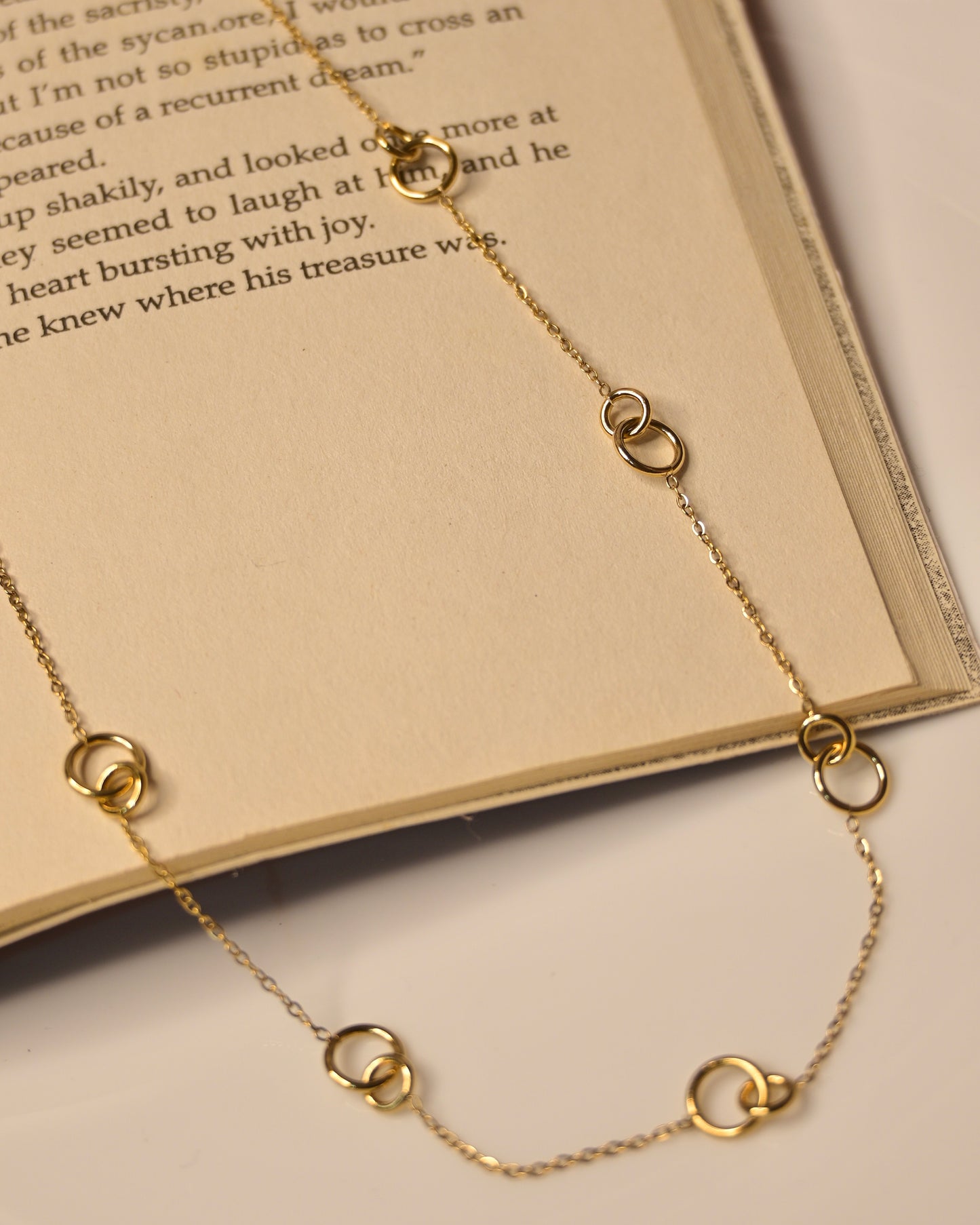 Double Loops Anti Tarnish Necklace