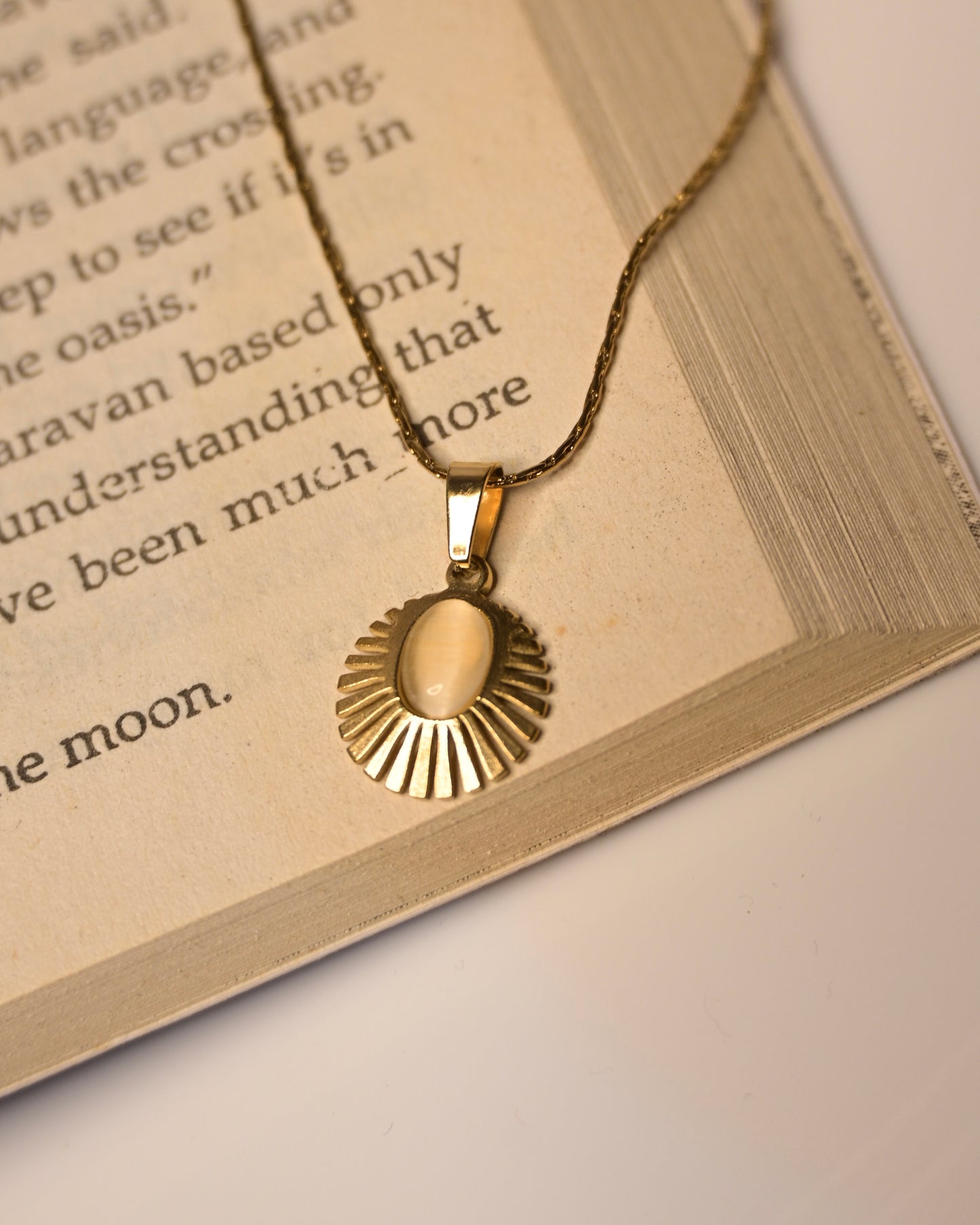 Sunburst Anti Tarnish Necklace