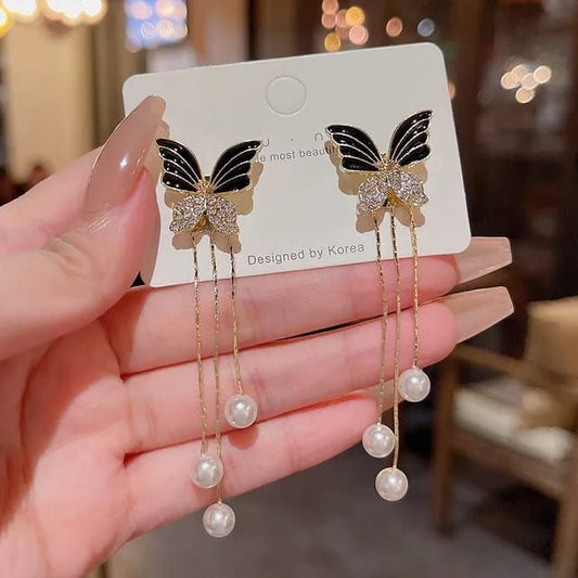 Butterfly Drop Earrings