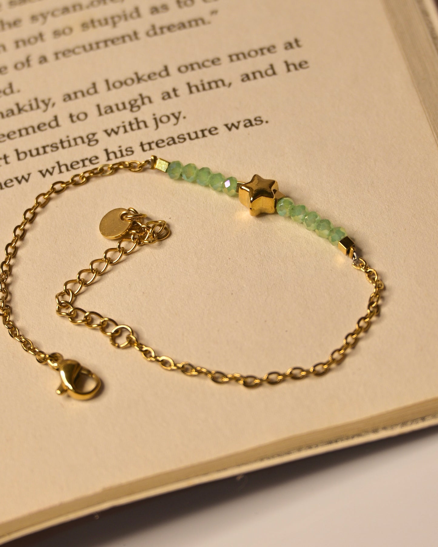 Crystal And Star Anti Tarnish Bracelet