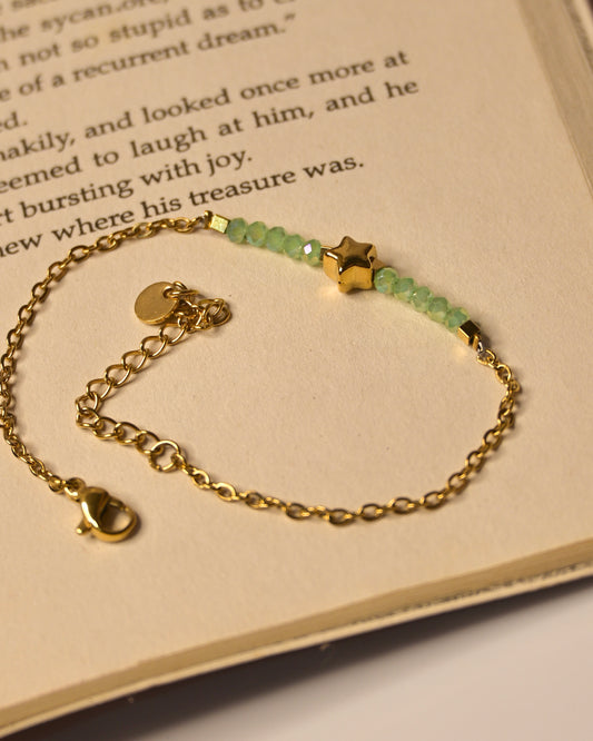 Crystal And Star Anti Tarnish Bracelet