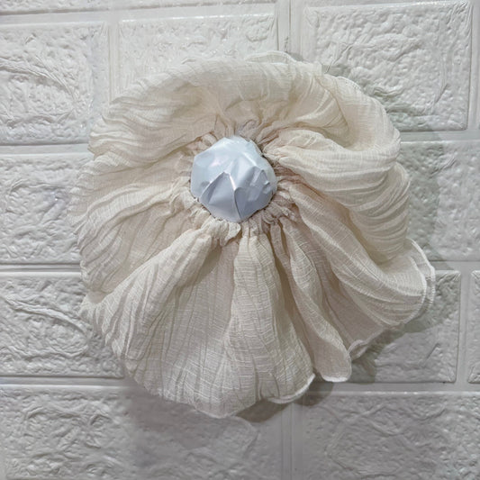 Large Off-white Scrunchie