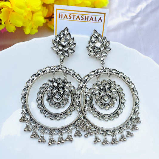 Kundan Chandbali Earrings