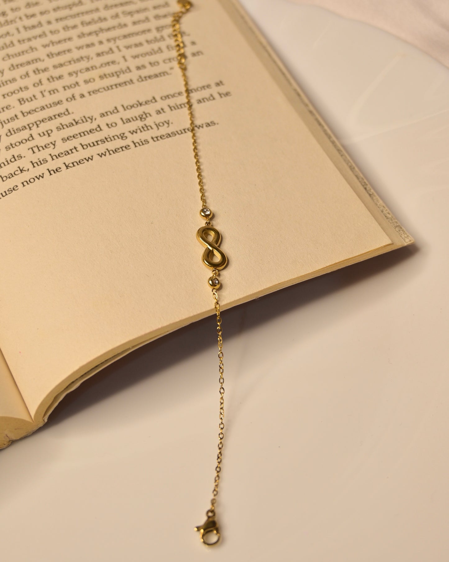 Anti Tarnish Single Infinity Bracelet