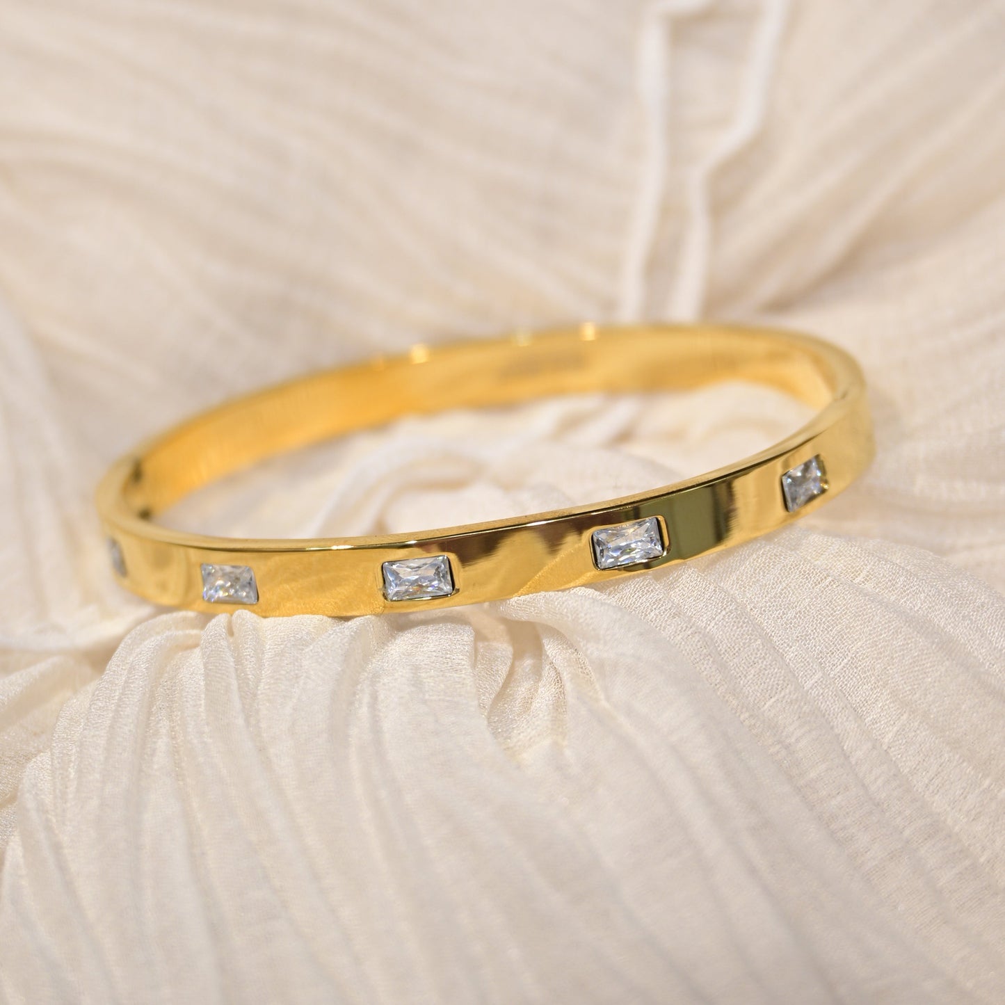 Rectangle Studded Anti Tarnish Kada
