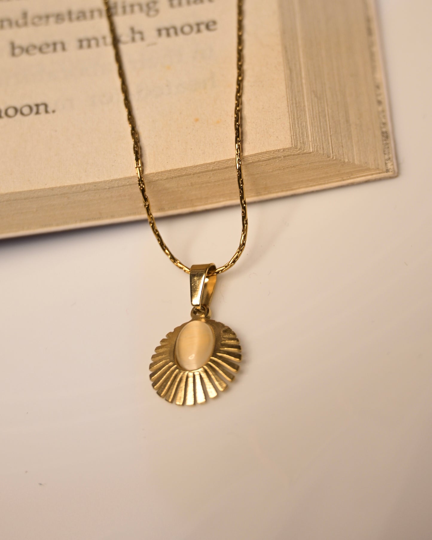 Sunburst Anti Tarnish Necklace