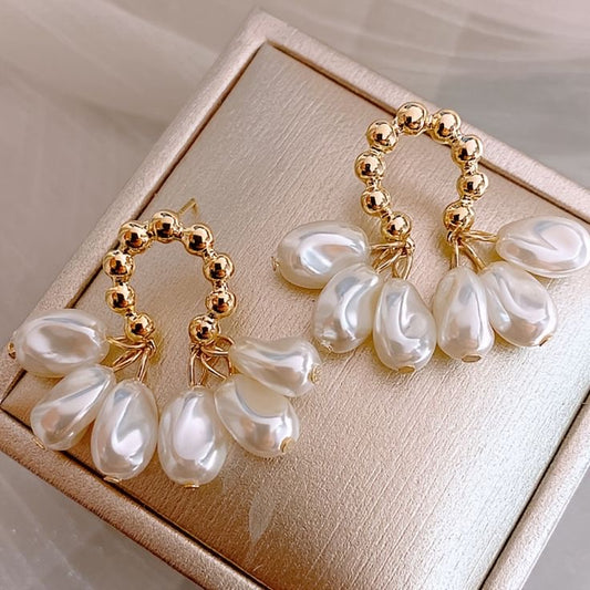 Multi Pearl Earrings